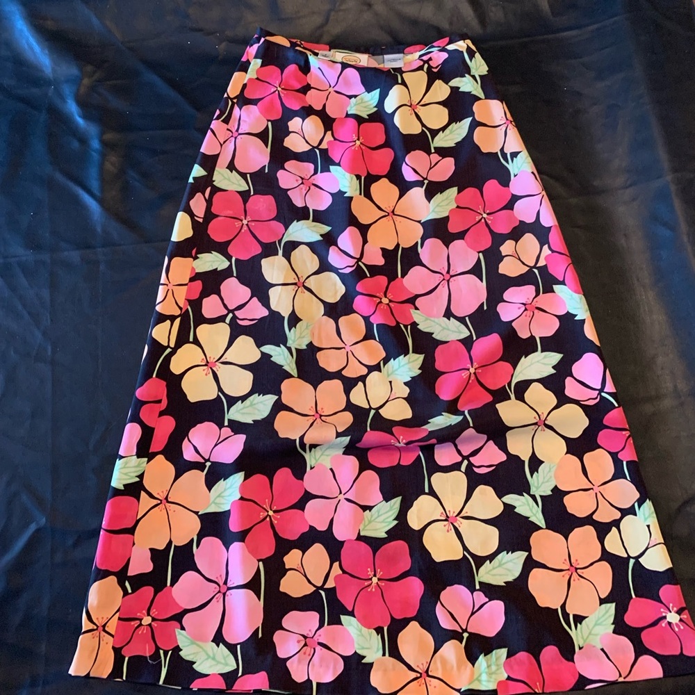 Floral Talbots skirt